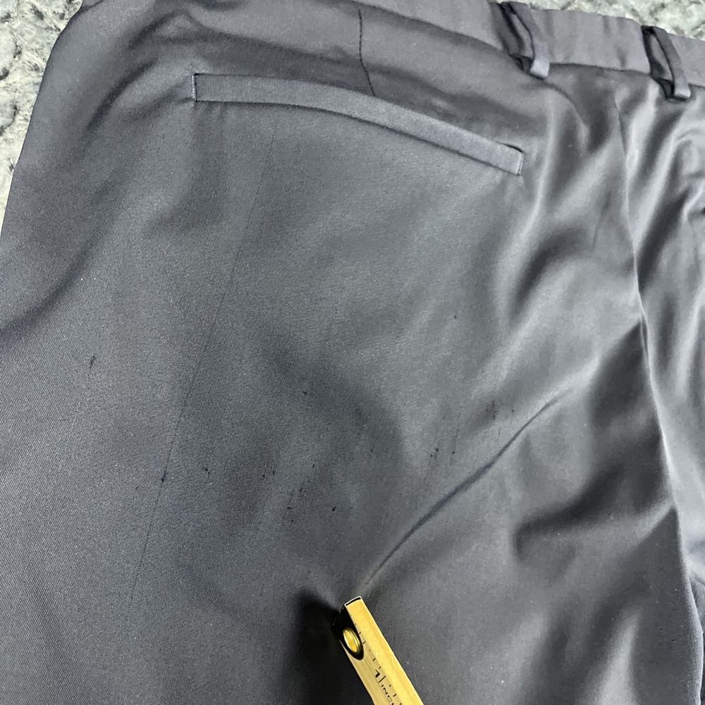 Theory Zaine SW Precision Pants Mens 34x31" Blue Slim Stretch Chino Performance - Picture 11 of 13